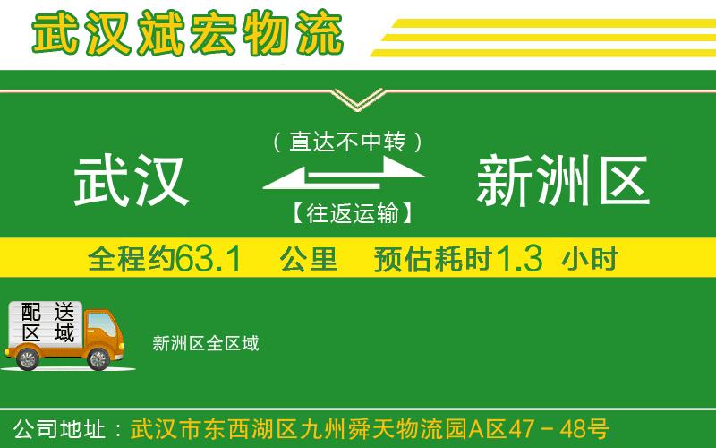 武漢到新洲區物流公司