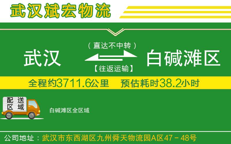 武漢到白堿灘區物流公司