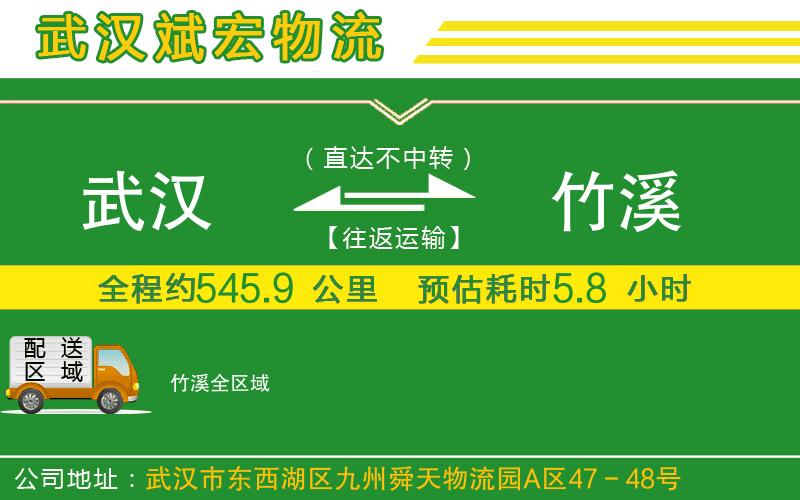 武漢到竹溪物流公司