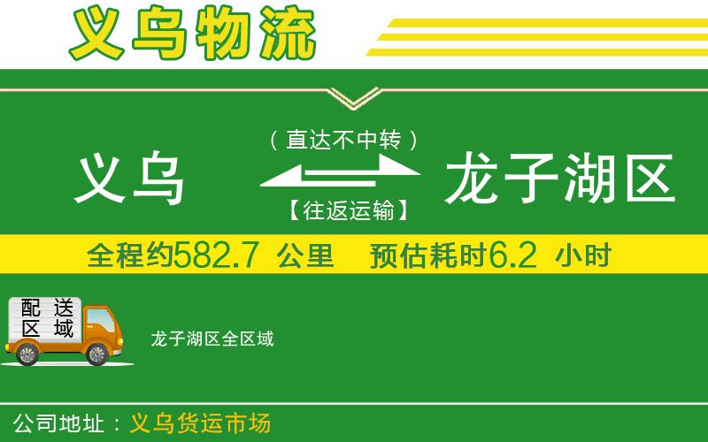 義烏到龍子湖區物流公司
