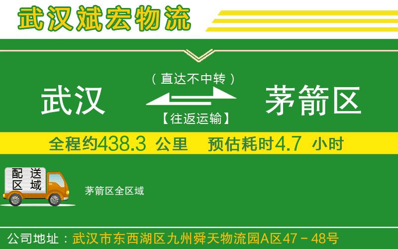 武漢到茅箭區貨運公司