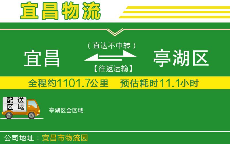 宜昌到亭湖區物流公司