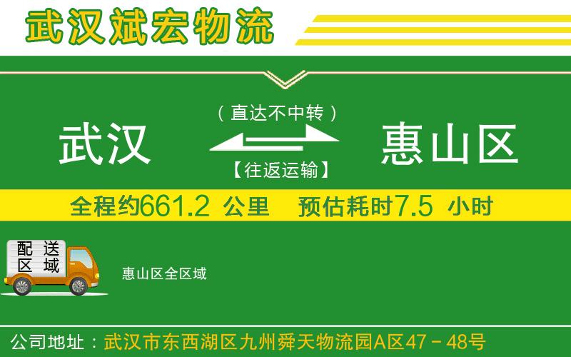 武漢到惠山區物流專(zhuān)線(xiàn)