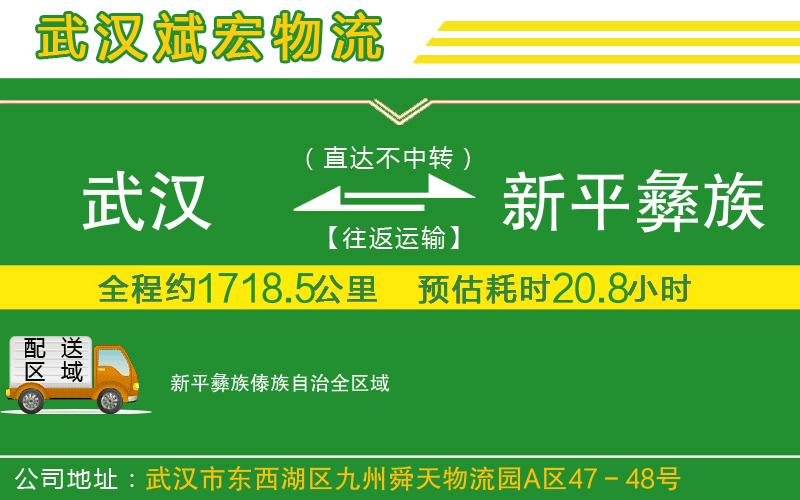 武漢到新平彝族傣族自治貨運公司