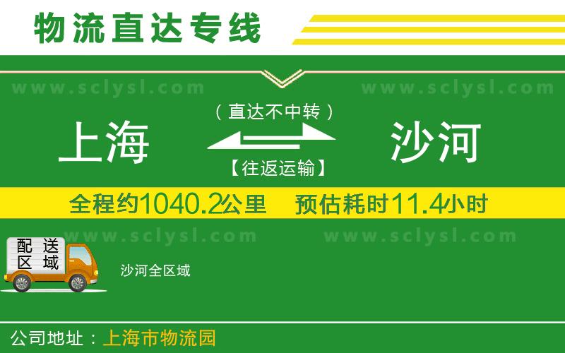 上海到沙河物流專(zhuān)線(xiàn)