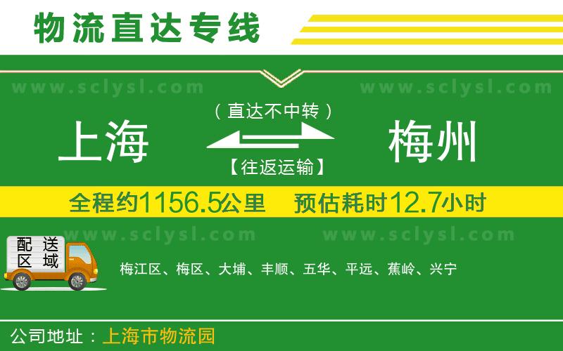 上海到梅州物流專(zhuān)線(xiàn)