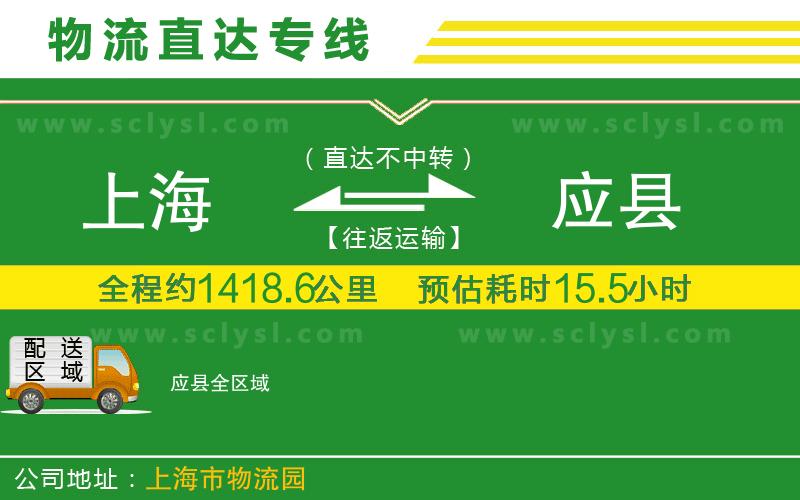上海到應縣物流專(zhuān)線(xiàn)