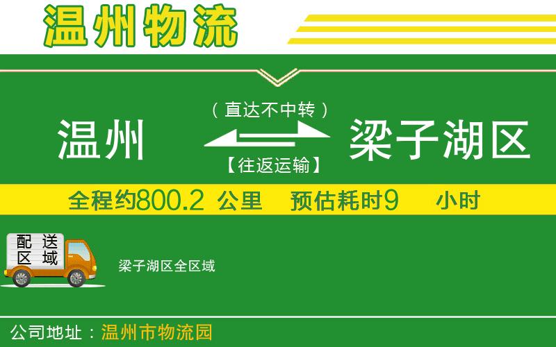溫州到梁子湖區物流
