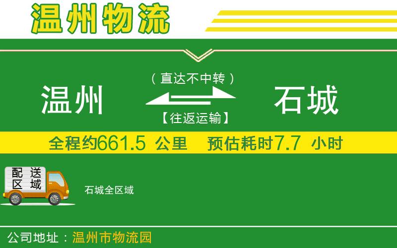 溫州到石城物流專(zhuān)線(xiàn)