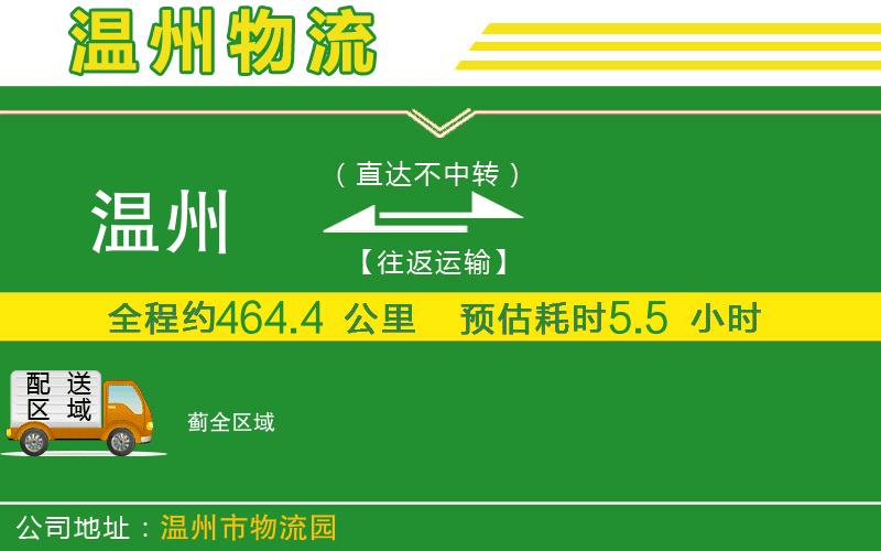 溫州到薊物流